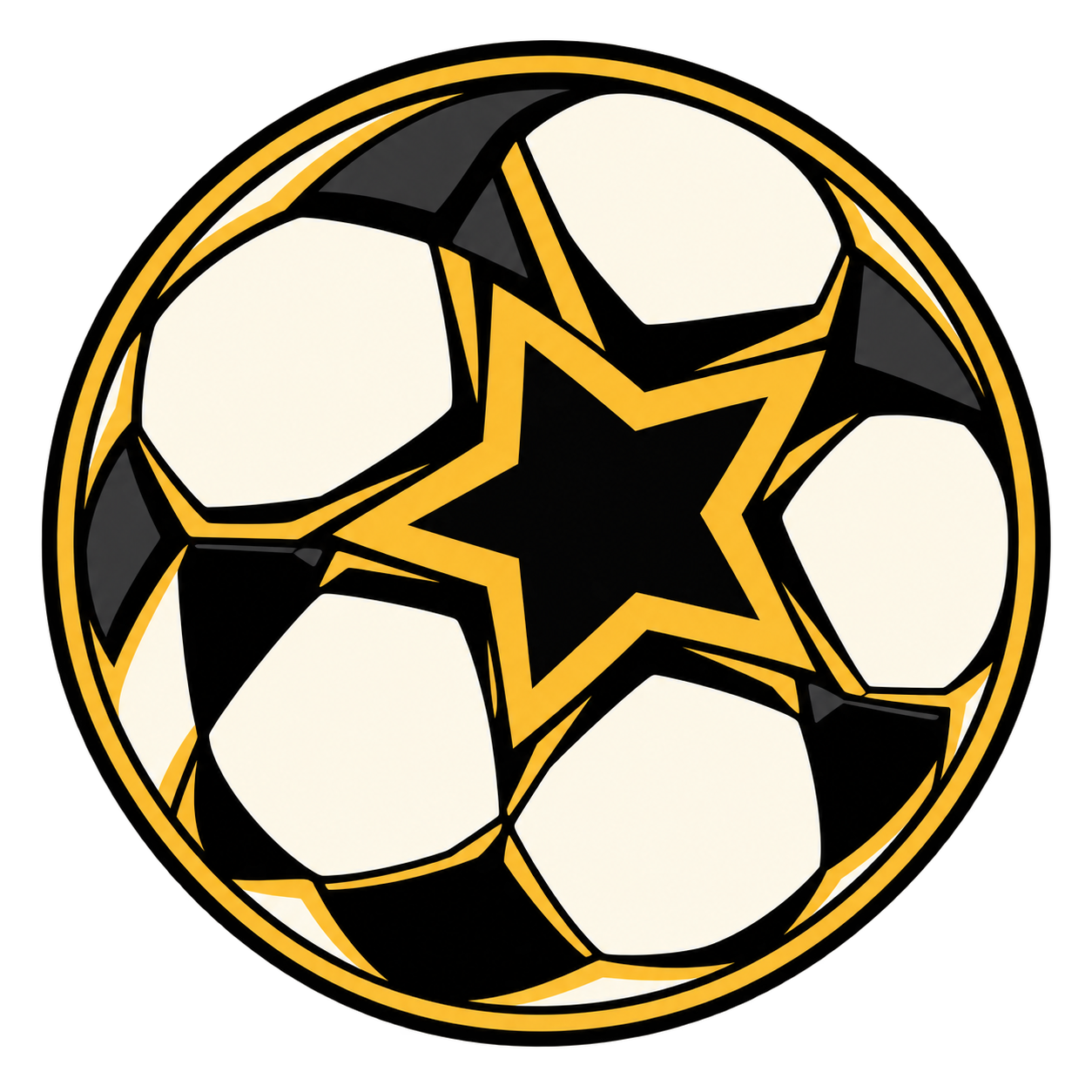 Star soccer ball